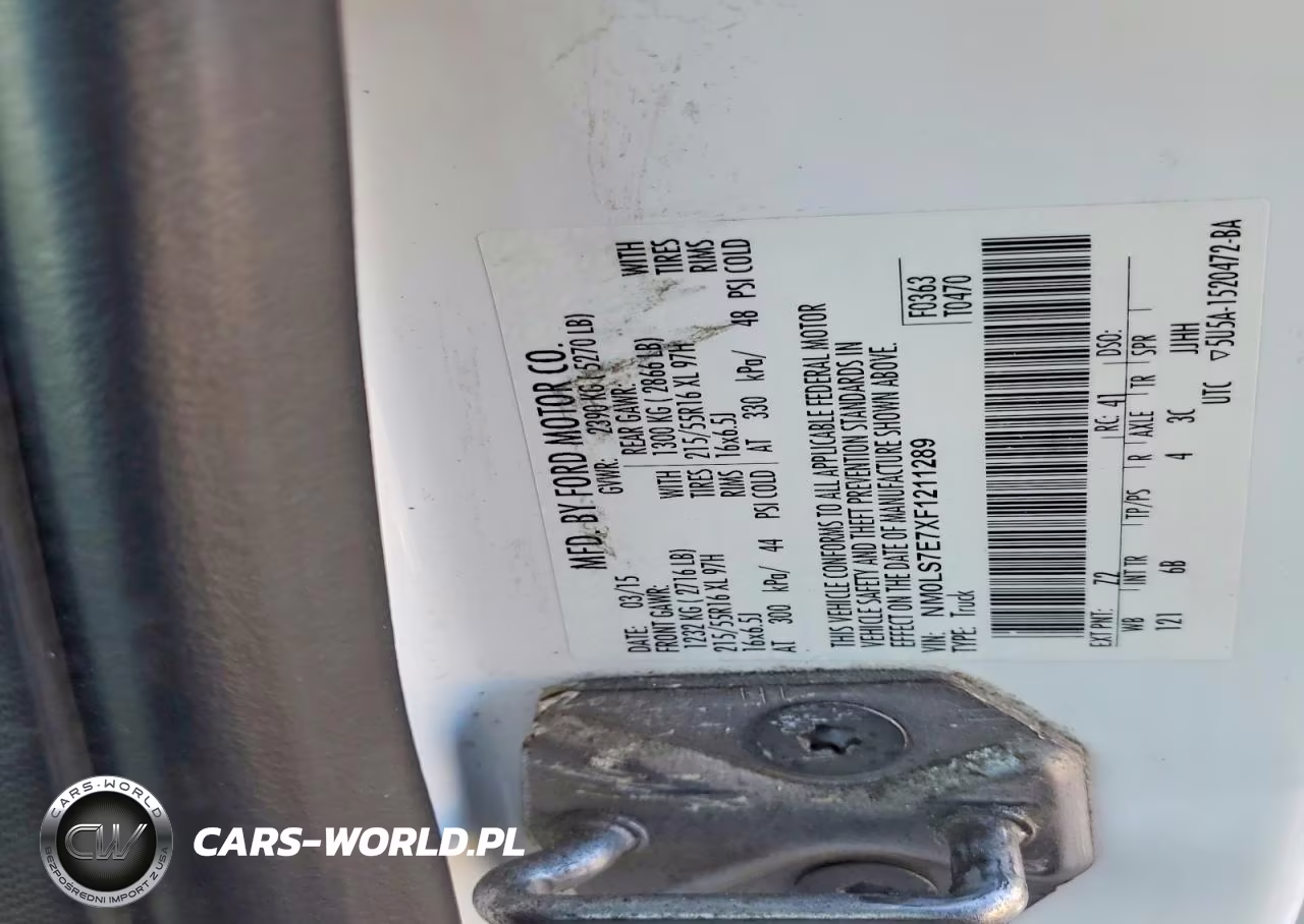2015 Ford Transit Connect Delivery Van VIN:NM0LS7E7XF1211289 - 14