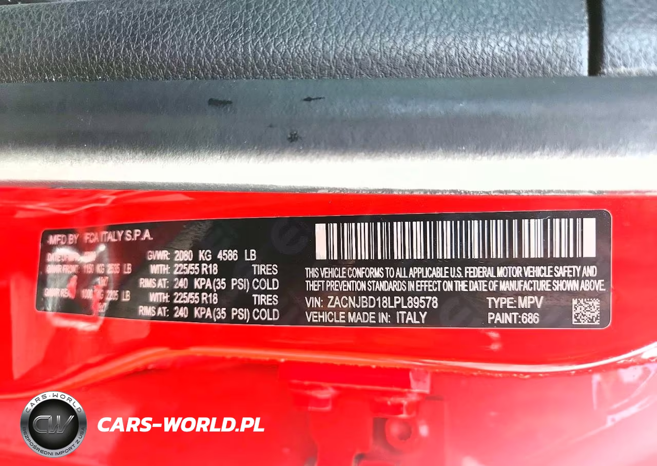 2020 Jeep Renegade Limited VIN:ZACNJBD18LPL89578 - 13