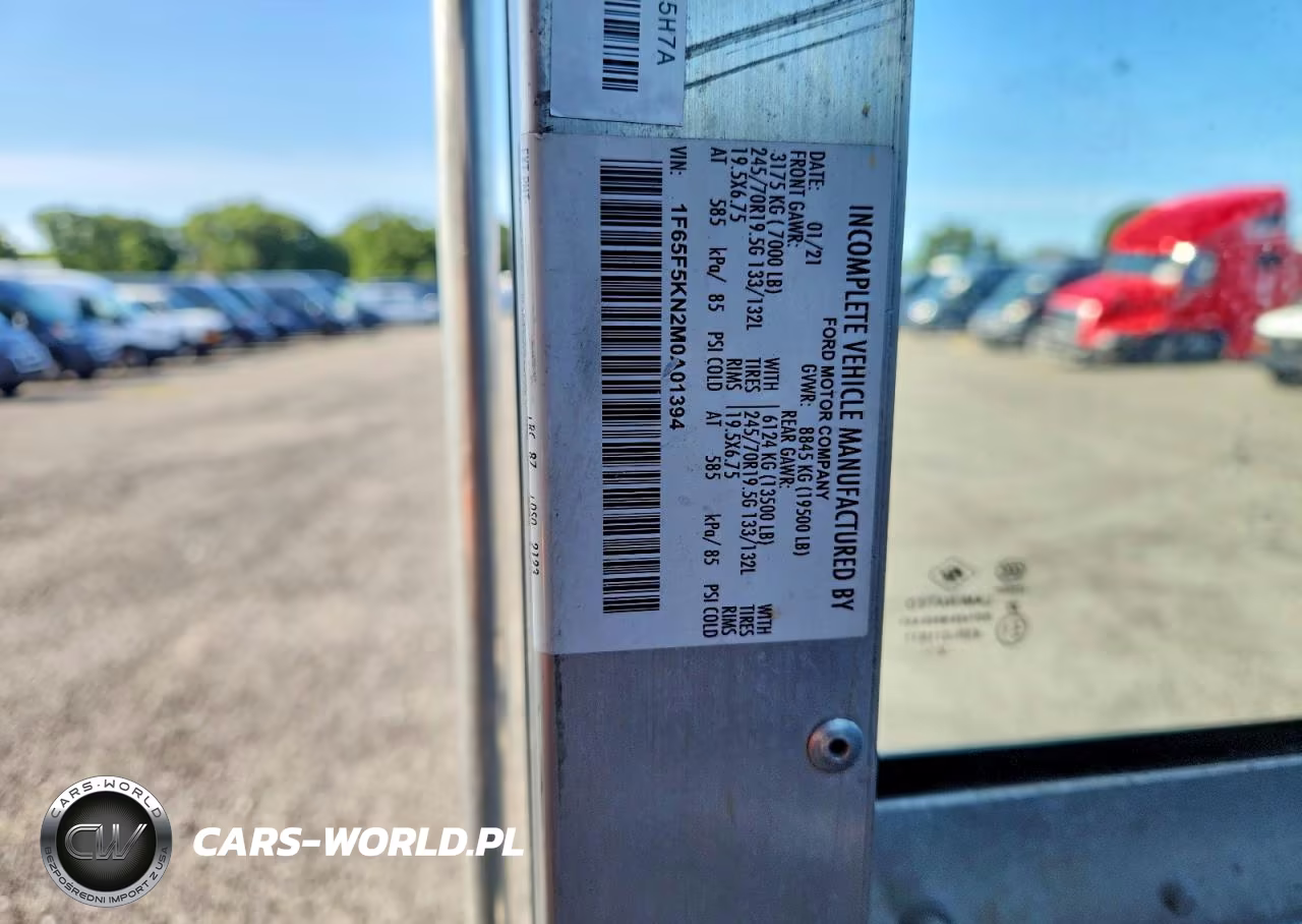 2021 Ford F59 VIN:1F65F5KN2M0A01394 - 12