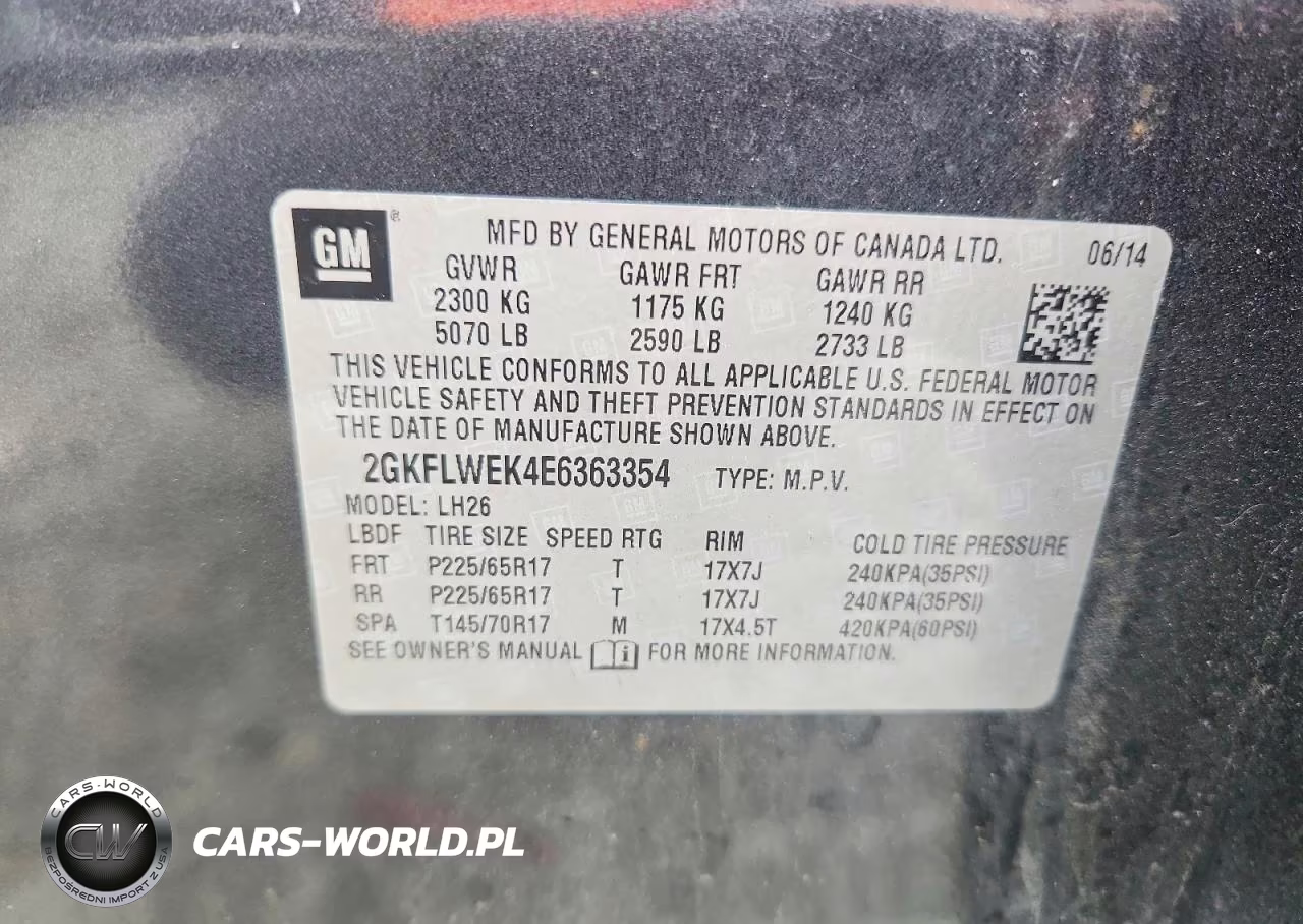 2014 GMC Terrain Sle VIN:2GKFLWEK4E6363354 - 13