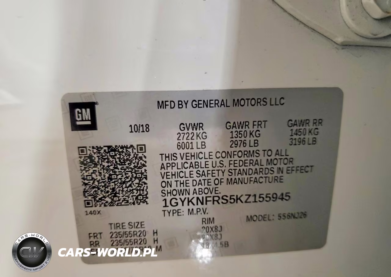 2019 Cadillac Xt5 Premium Luxury VIN:1GYKNFRS5KZ155945 - 13