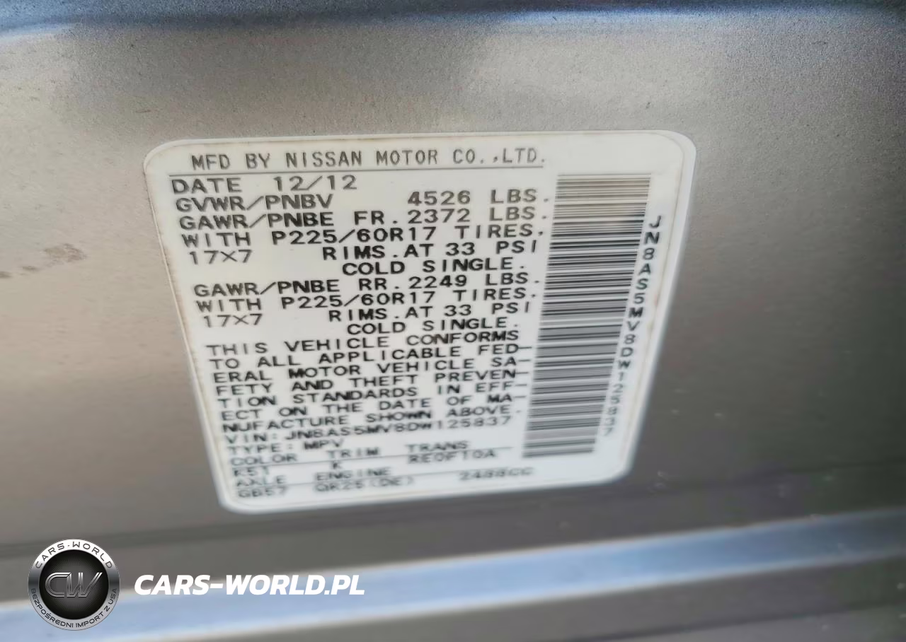 2013 Nissan Rogue S VIN:JN8AS5MV8DW125837 - 13