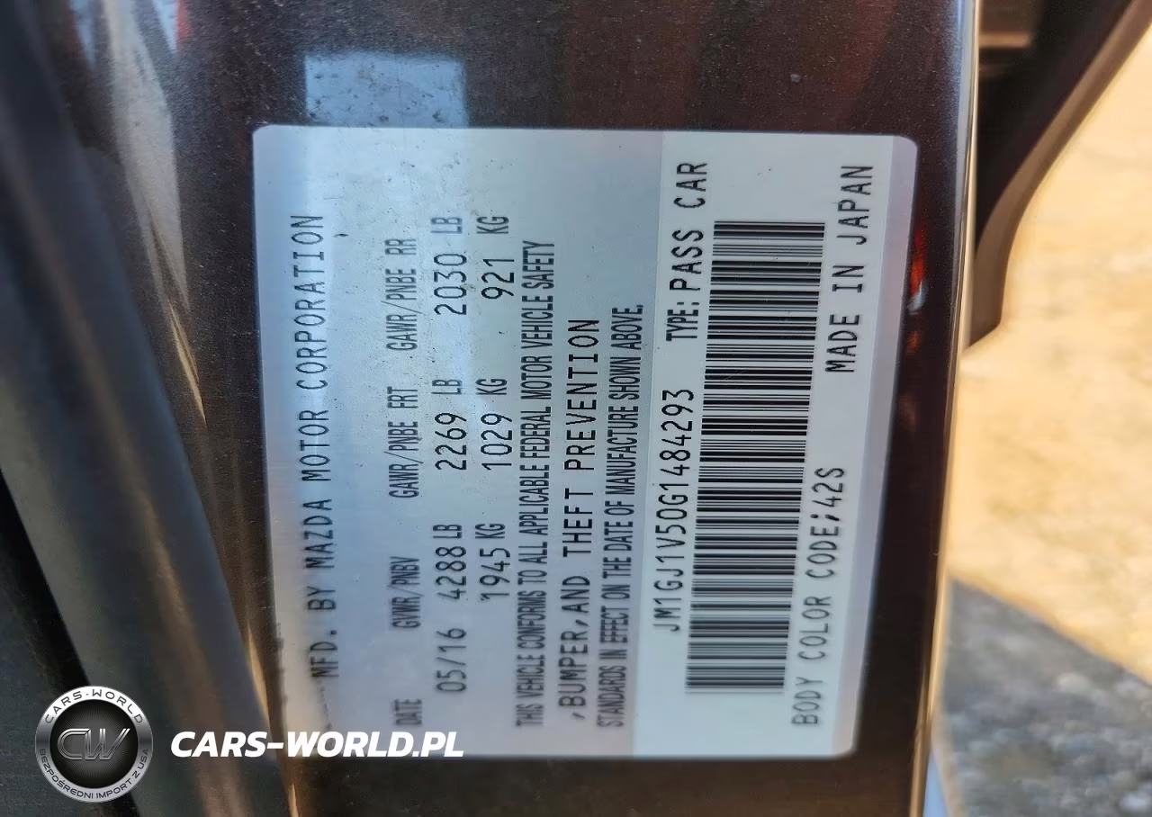 2016 Mazda 6 Touring VIN:JM1GJ1V50G1484293 - 12