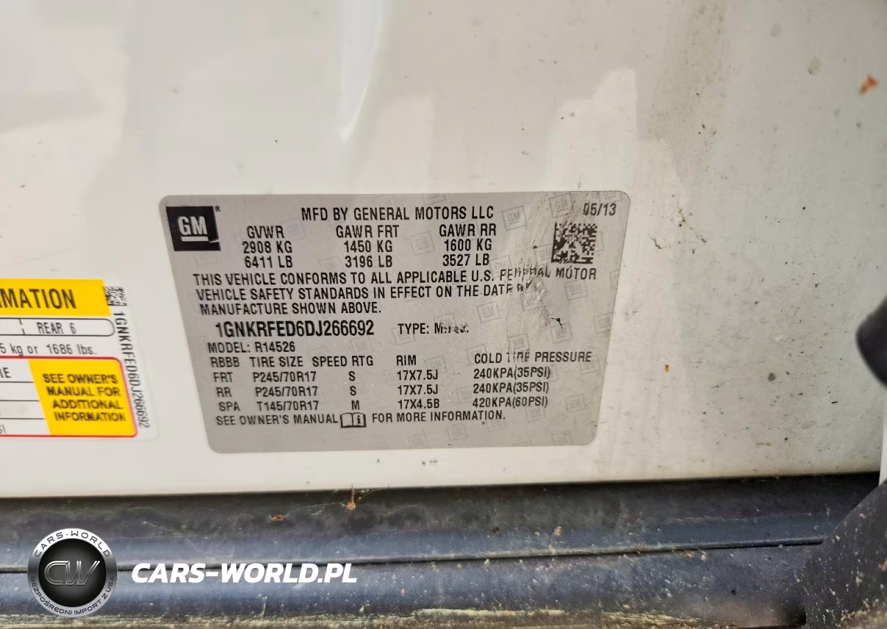 2013 Chevrolet Traverse Ls VIN:1GNKRFED6DJ266692 - 13