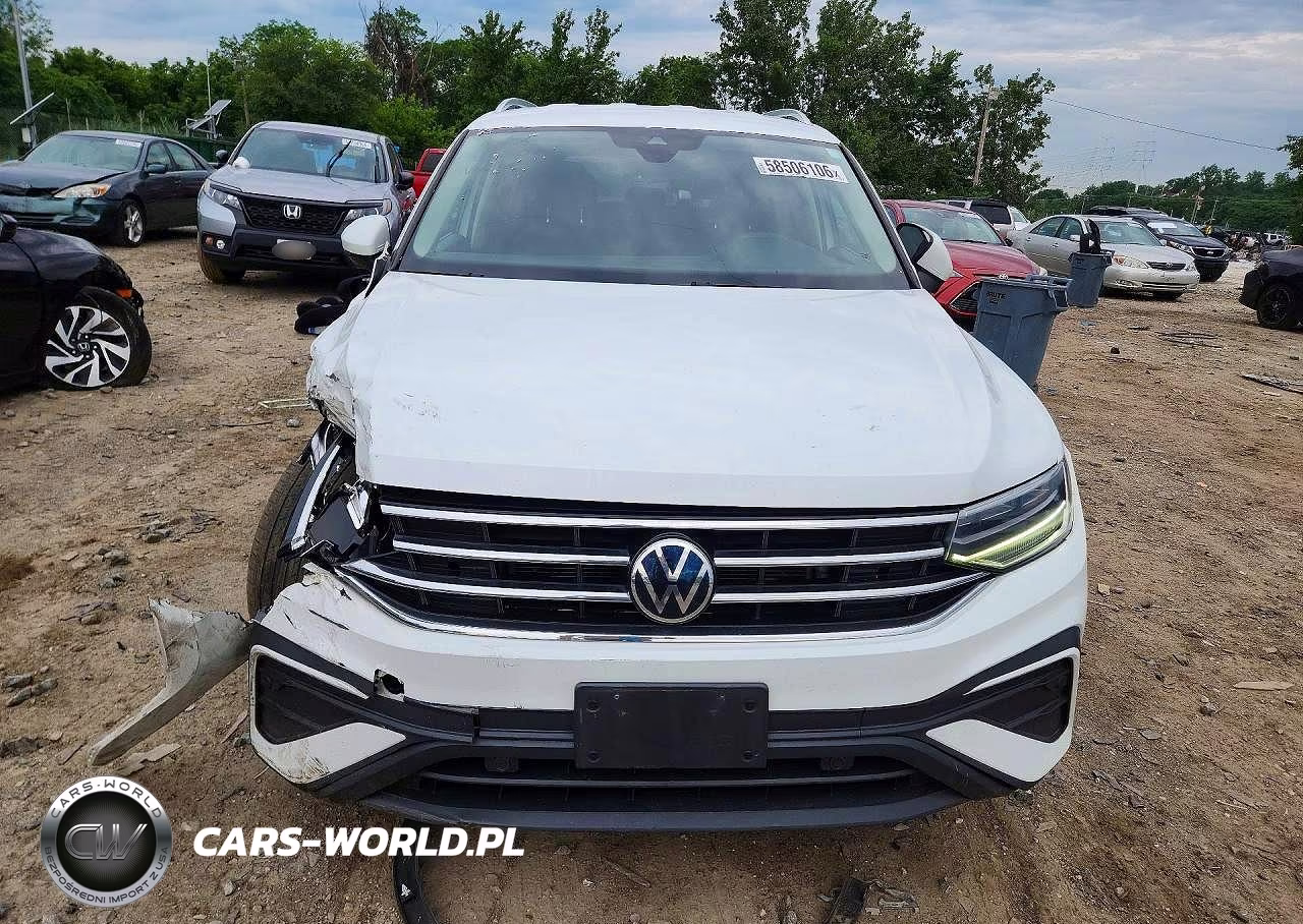 2022 Volkswagen Tiguan Se VIN:3VV2B7AX3NM129752 - 5