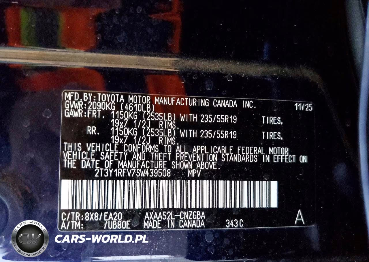2025 Toyota Rav4 Limited VIN:2T3Y1RFV7SW439508 - 14