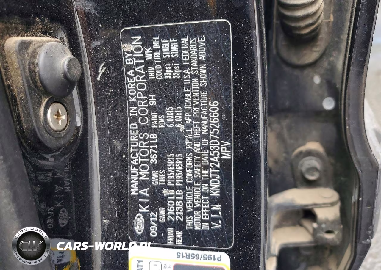 2013 Kia Soul Base VIN:KNDJT2A53D7526606 - 13
