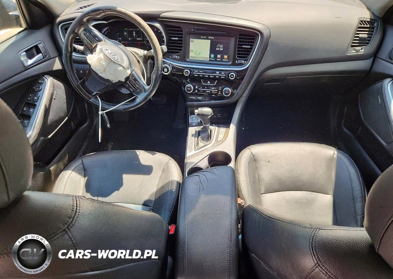 2015 Kia Optima Hybrid VIN:KNAGN4AD3F5081965 - 8