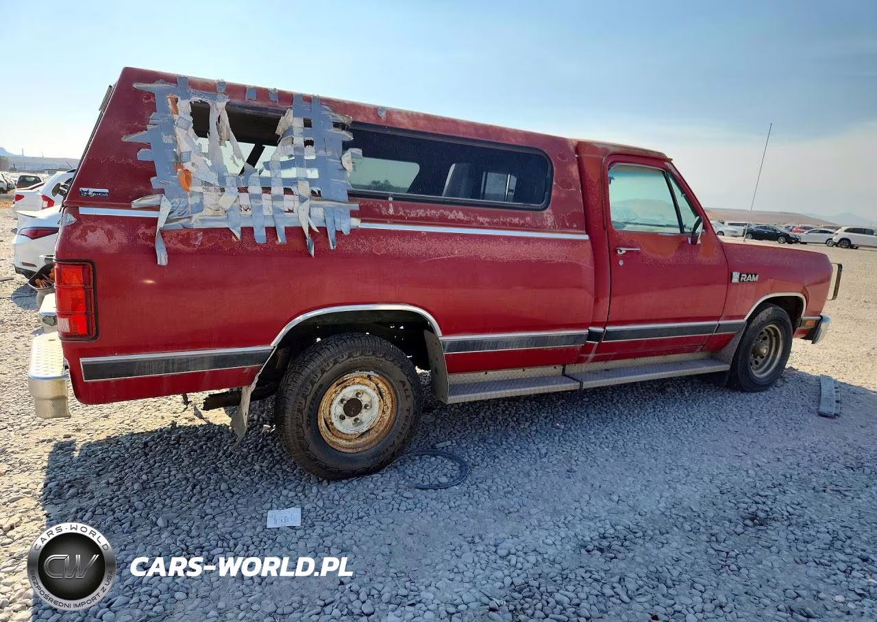 1989 Dodge D-Series D100 VIN:1B7FE06X6KS086146 - 3