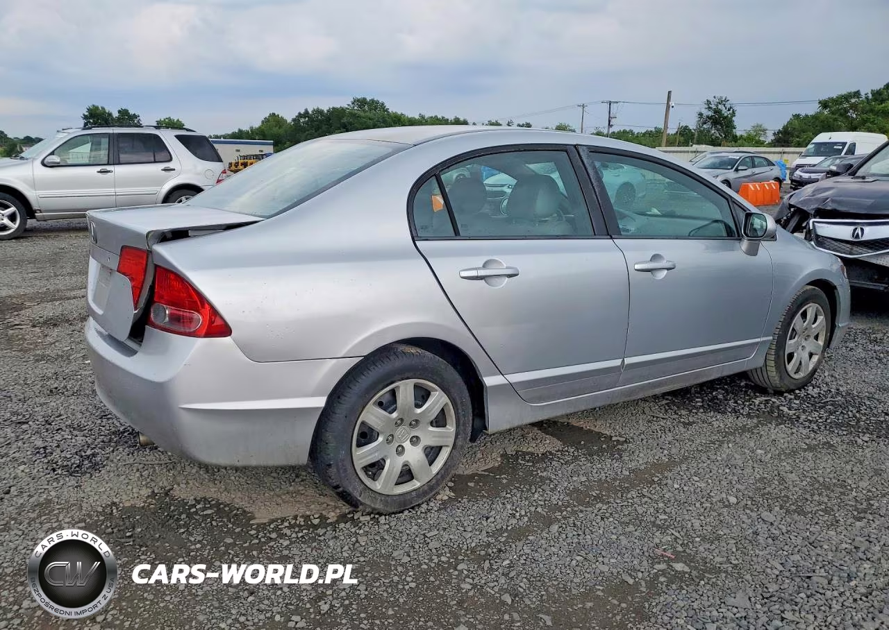 2008 Honda Civic Lx VIN:2HGFA16598H342443 - 3