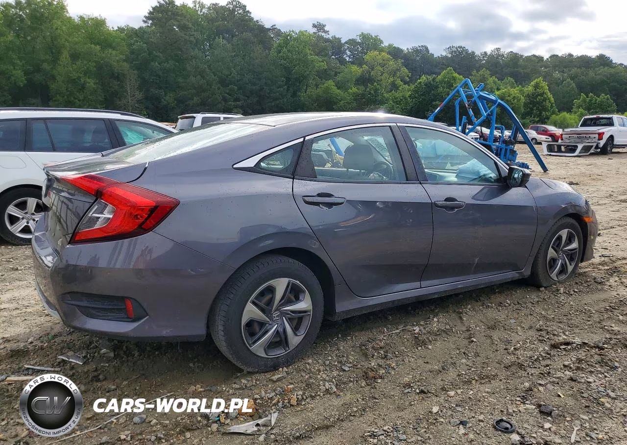 2019 Honda Civic Lx VIN:2HGFC2F61KH589925 - 3