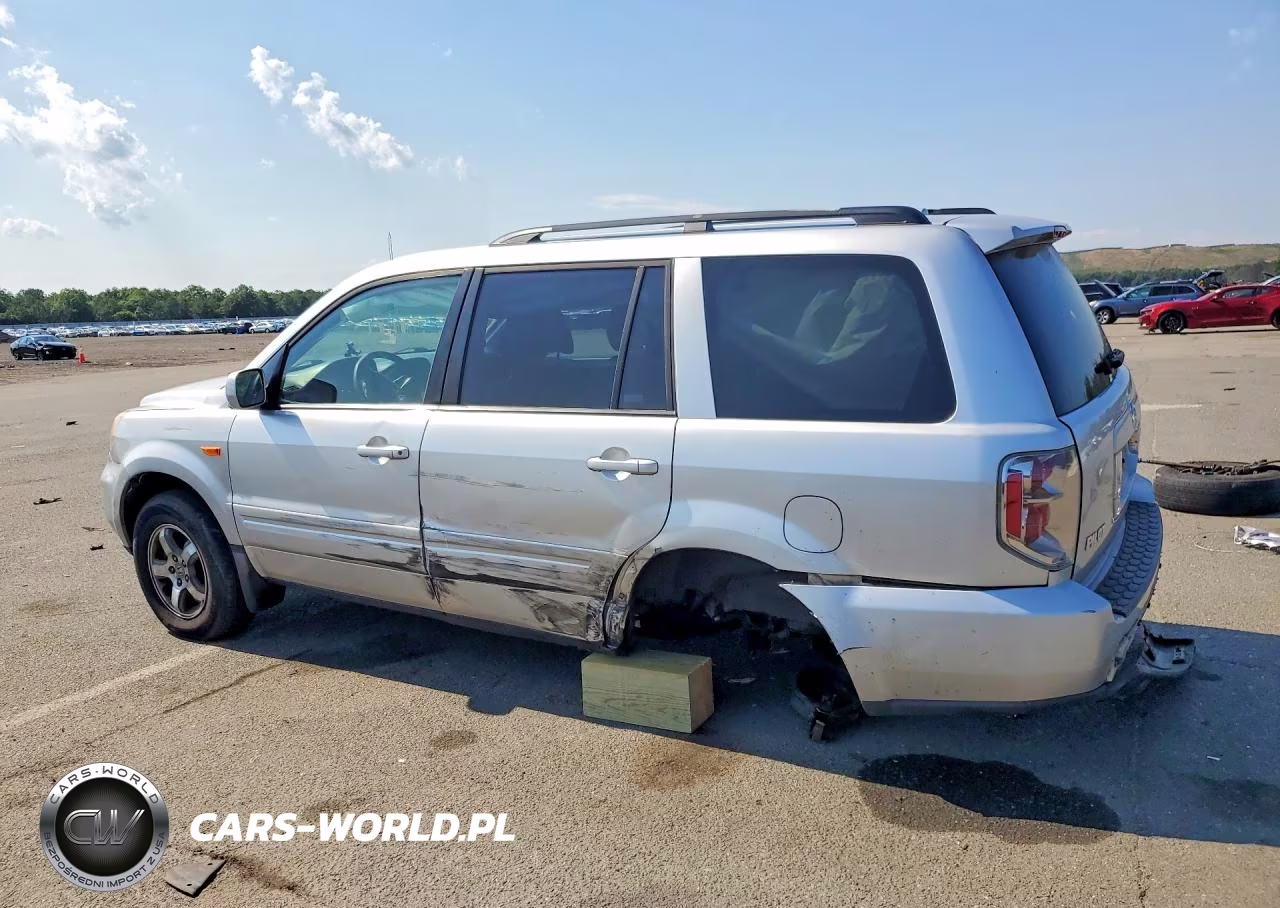2007 Honda Pilot Exl VIN:5FNYF18617B019197 - 2