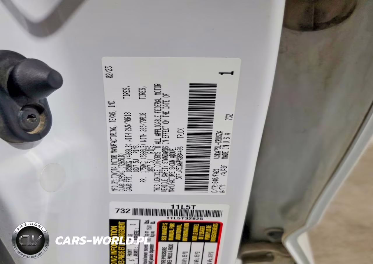 2023 Toyota Tundra Sr5 VIN:5TFLA5DA6PX084496 - 12