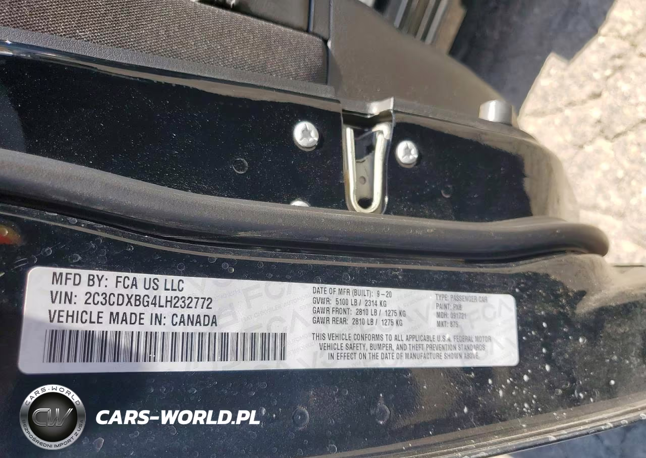 2020 Dodge Charger Sxt VIN:2C3CDXBG4LH232772 - 12