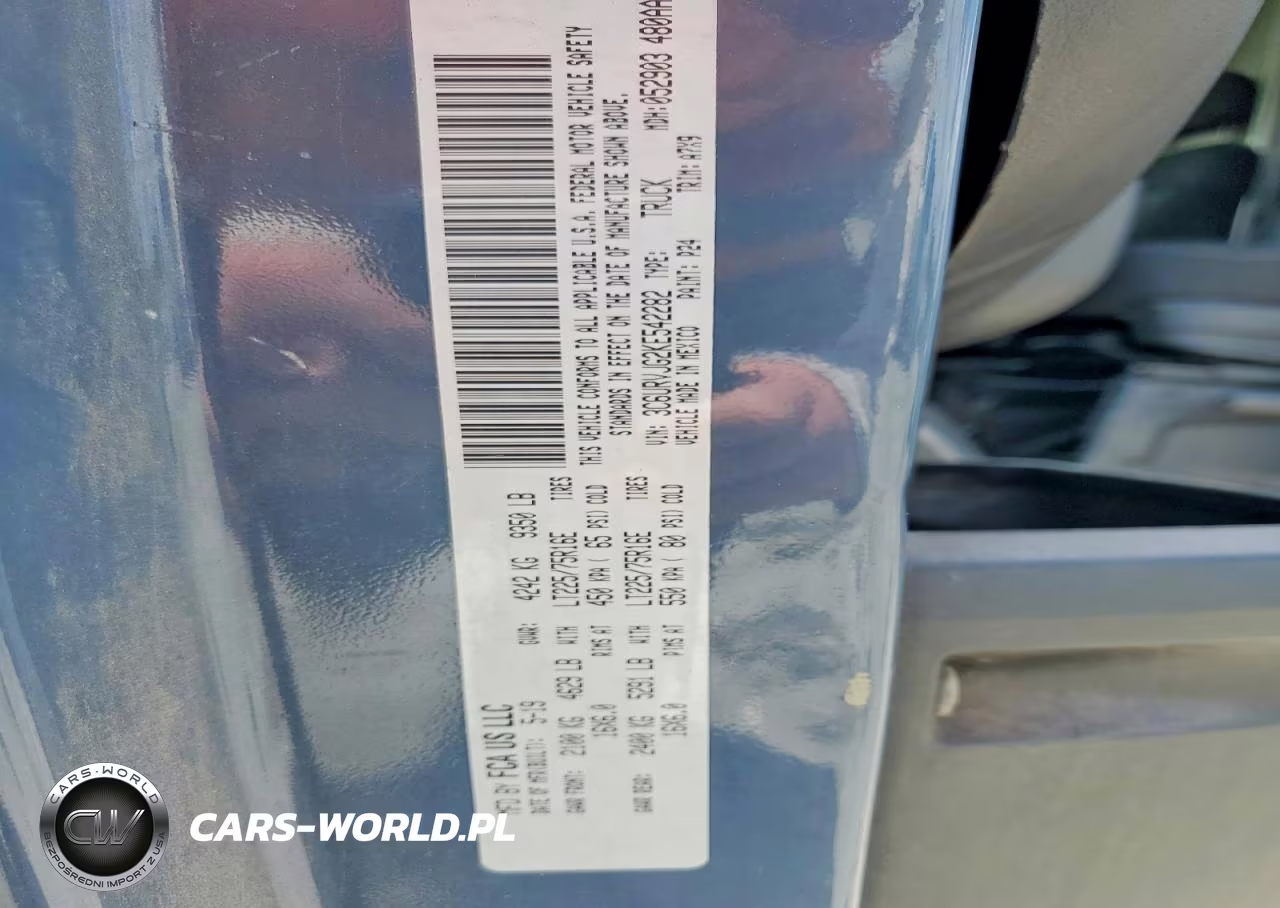 2019 Ram Promaster 3500 Delivery Van VIN:3C6URVJG2KE542282 - 13