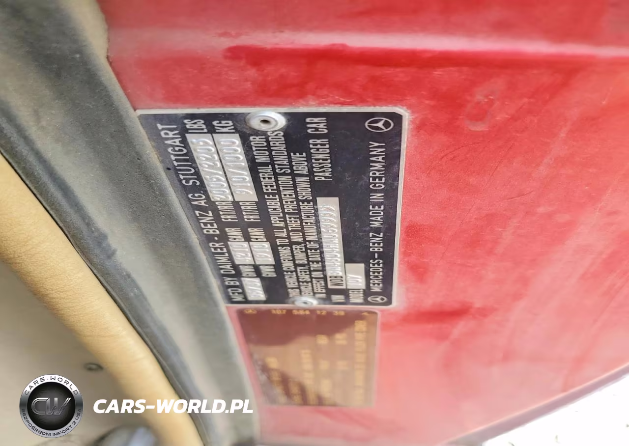 1987 Mercedes-Benz 560 Sl VIN:WDBBA48D4HA069993 - 12
