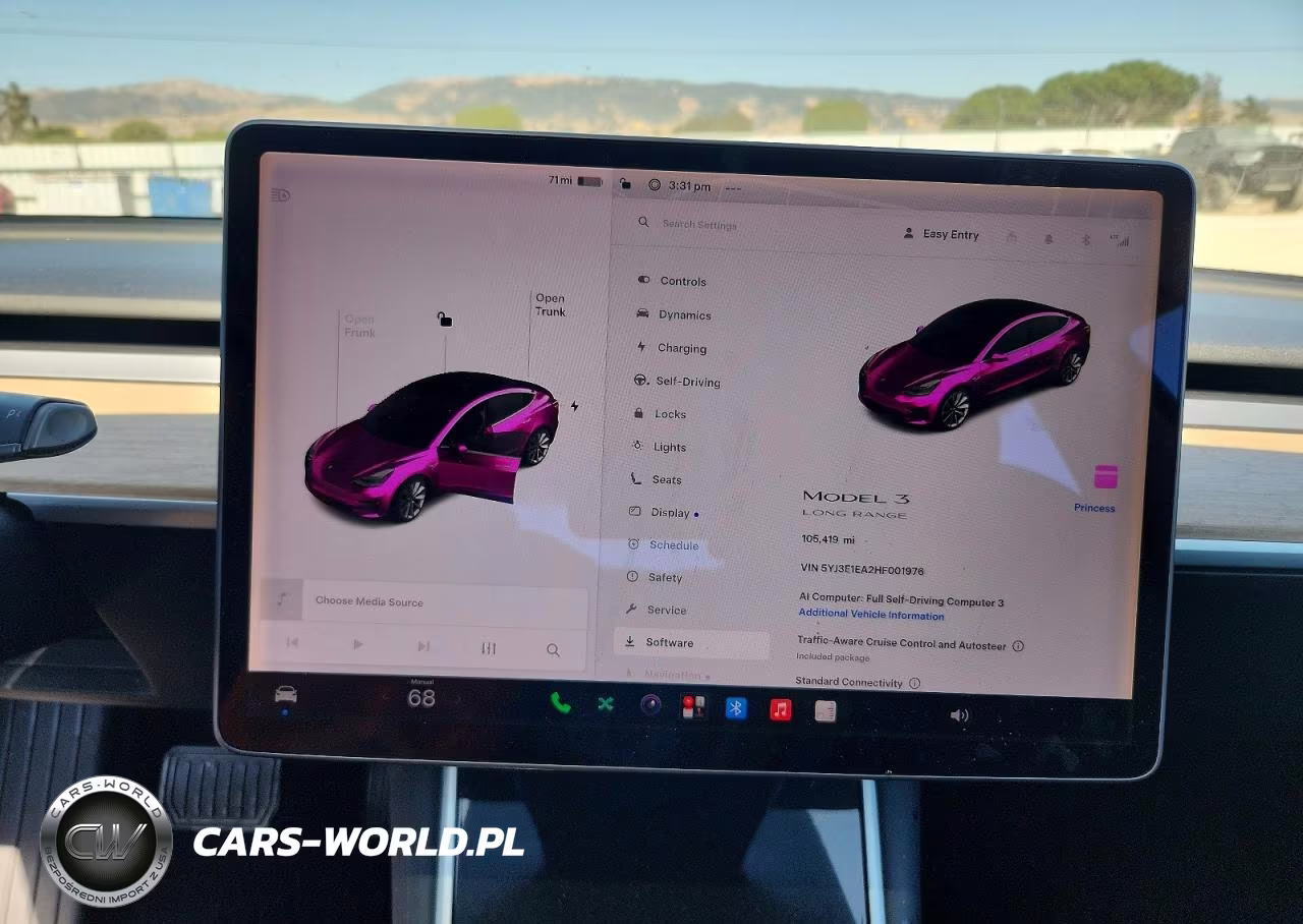 2017 Tesla Model 3 VIN:5YJ3E1EA2HF001976 - 9