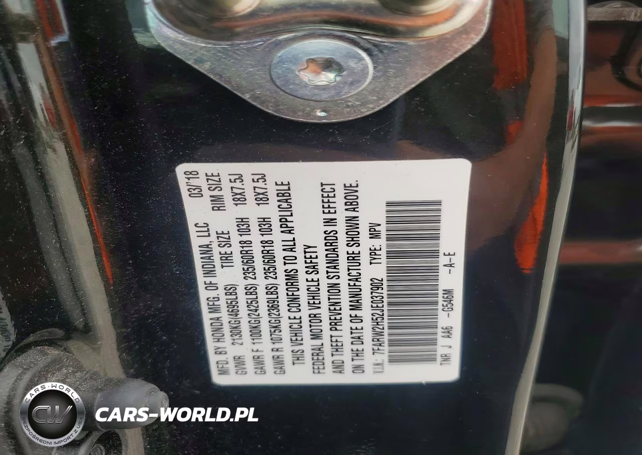 2018 Honda Cr-V Ex VIN:7FARW2H52JE037902 - 13