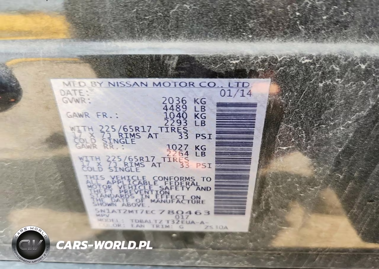 2014 Nissan Rogue Sv VIN:5N1AT2MT7EC780463 - 13