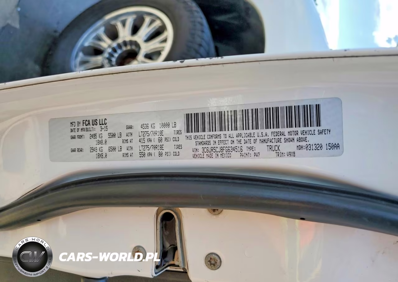 2015 Ram 2500 St VIN:3C6UR5CJ8FG634516 - 12