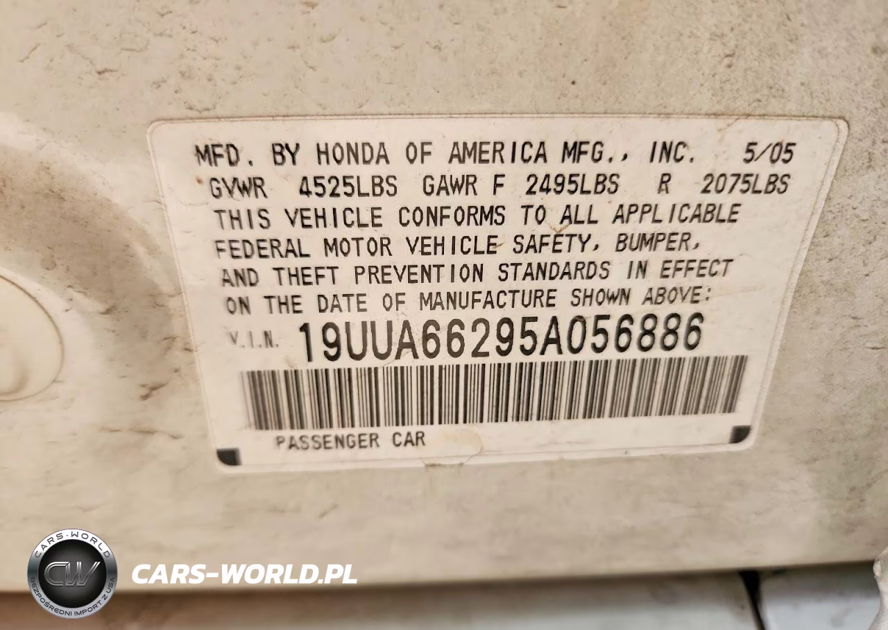 2005 Acura Tl VIN:19UUA66295A056886 - 12