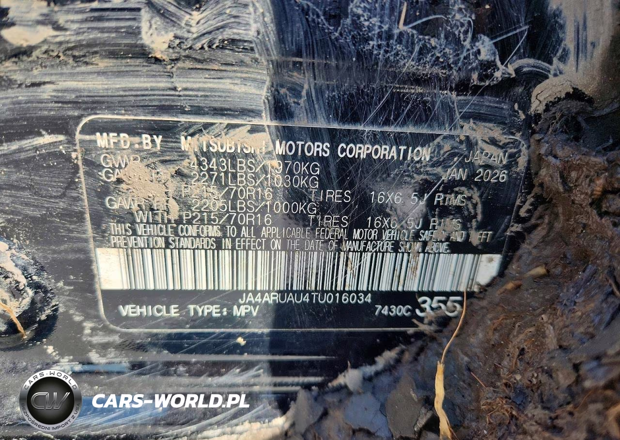2026 Mitsubishi Outlander Sport S-Se VIN:JA4ARUAU4TU016034 - 13