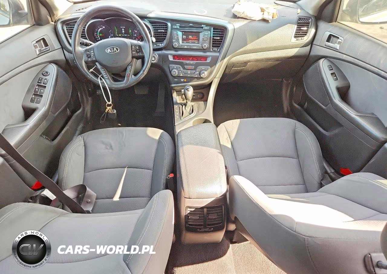 2013 Kia Optima Hybrid VIN:KNAGM4ADXD5040166 - 8