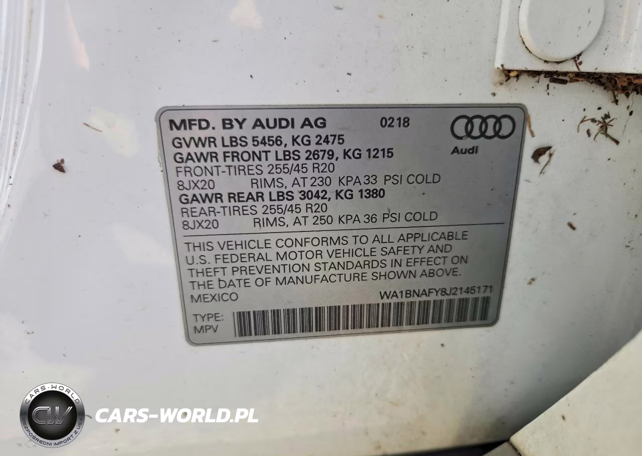 2018 Audi Q5 Premium Plus VIN:WA1BNAFY8J2145171 - 13