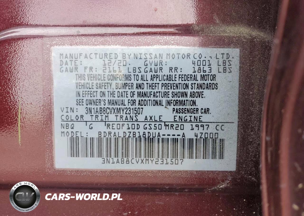 2021 Nissan Sentra Sv VIN:3N1AB8CVXMY231507 - 12
