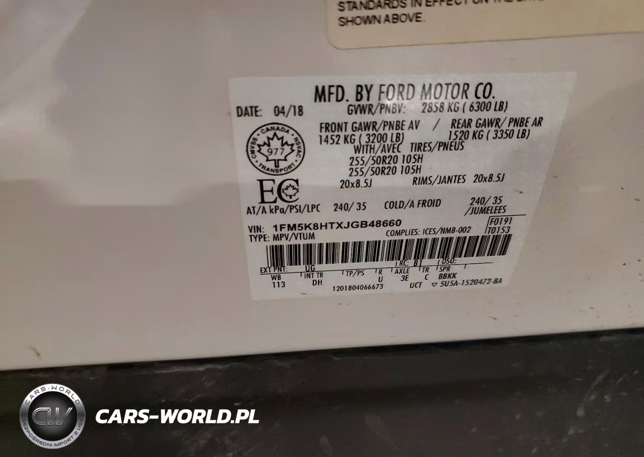 2018 Ford Explorer Platinum VIN:1FM5K8HTXJGB48660 - 13