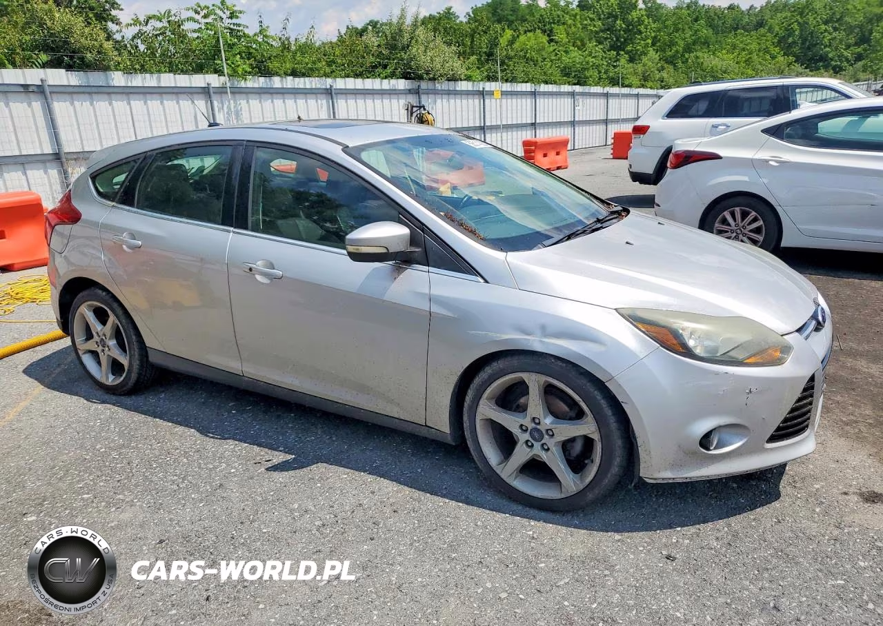 2013 Ford Focus Titanium VIN:1FADP3N28DL203043 - 4