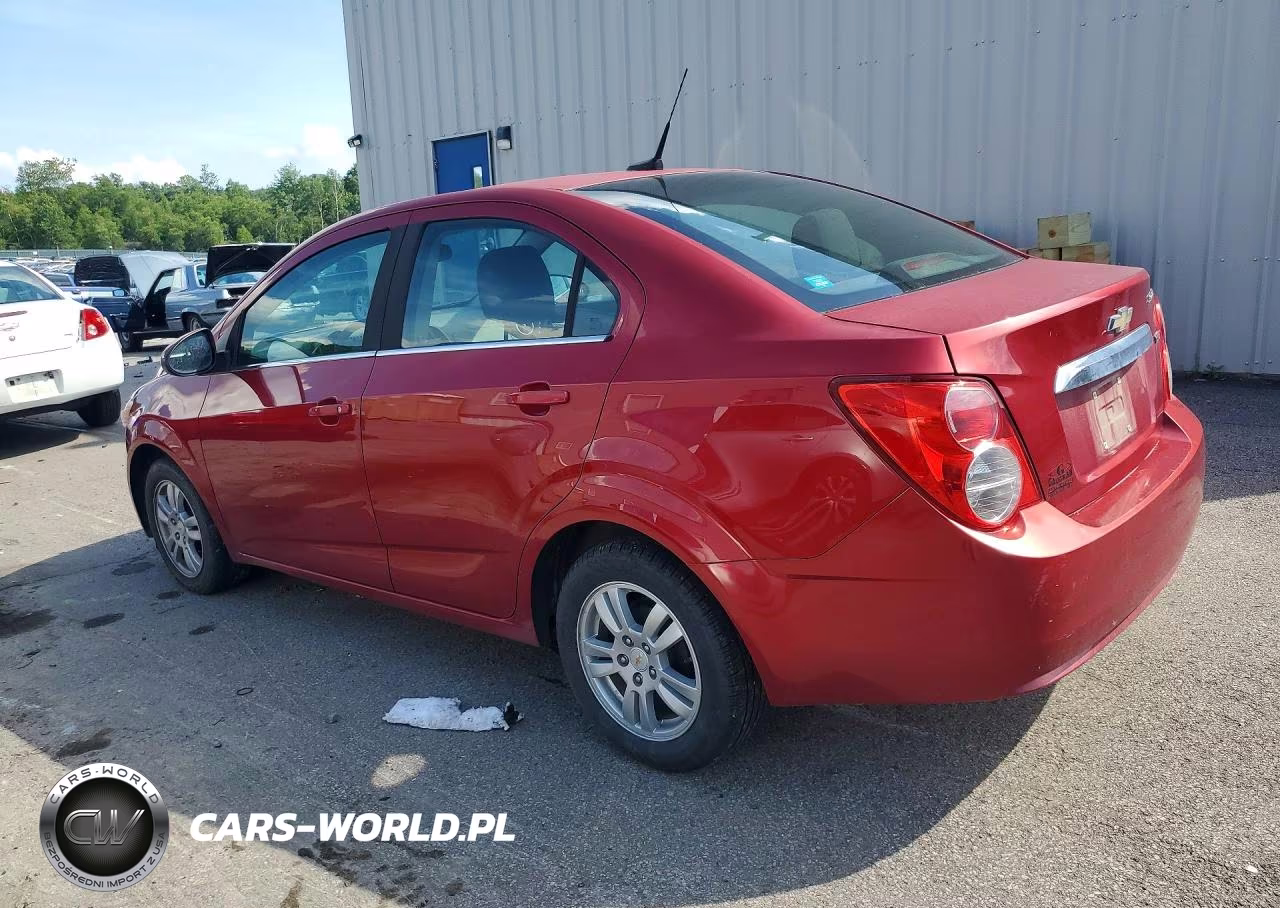 2012 Chev Sonic VIN:1G1JC5SB1C4187472 - 2