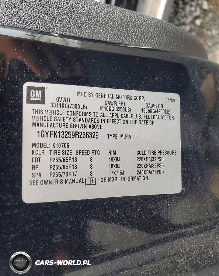2009 Cadillac Escalade VIN:1GYFK13259R236329 - 13