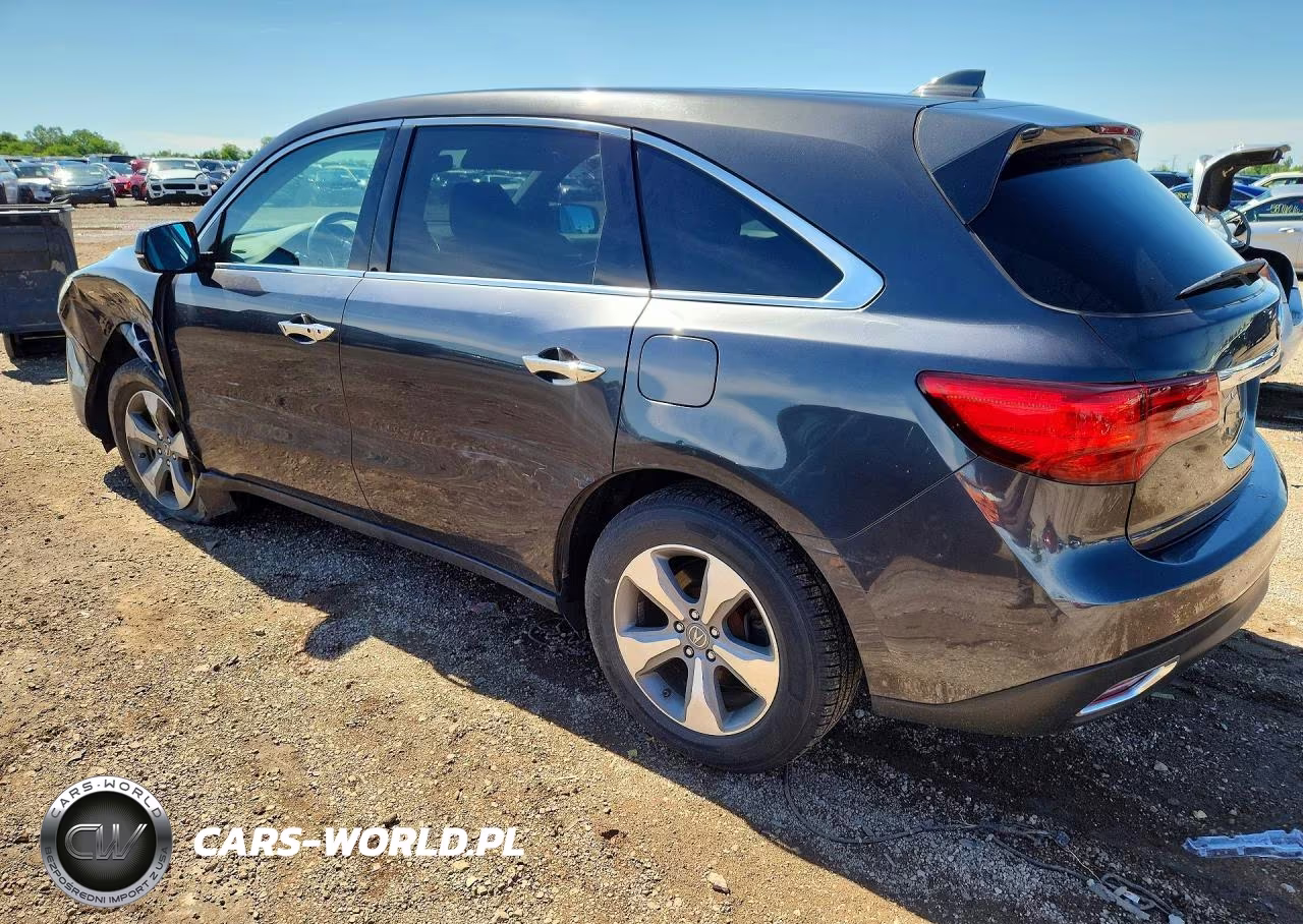 2016 Acura Mdx VIN:5FRYD4H27GB016789 - 2