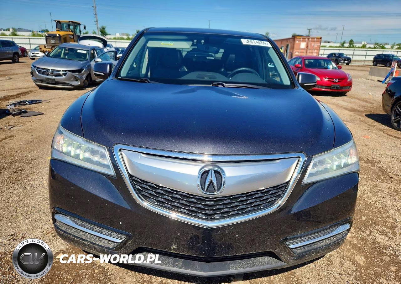 2016 Acura Mdx VIN:5FRYD4H27GB016789 - 5