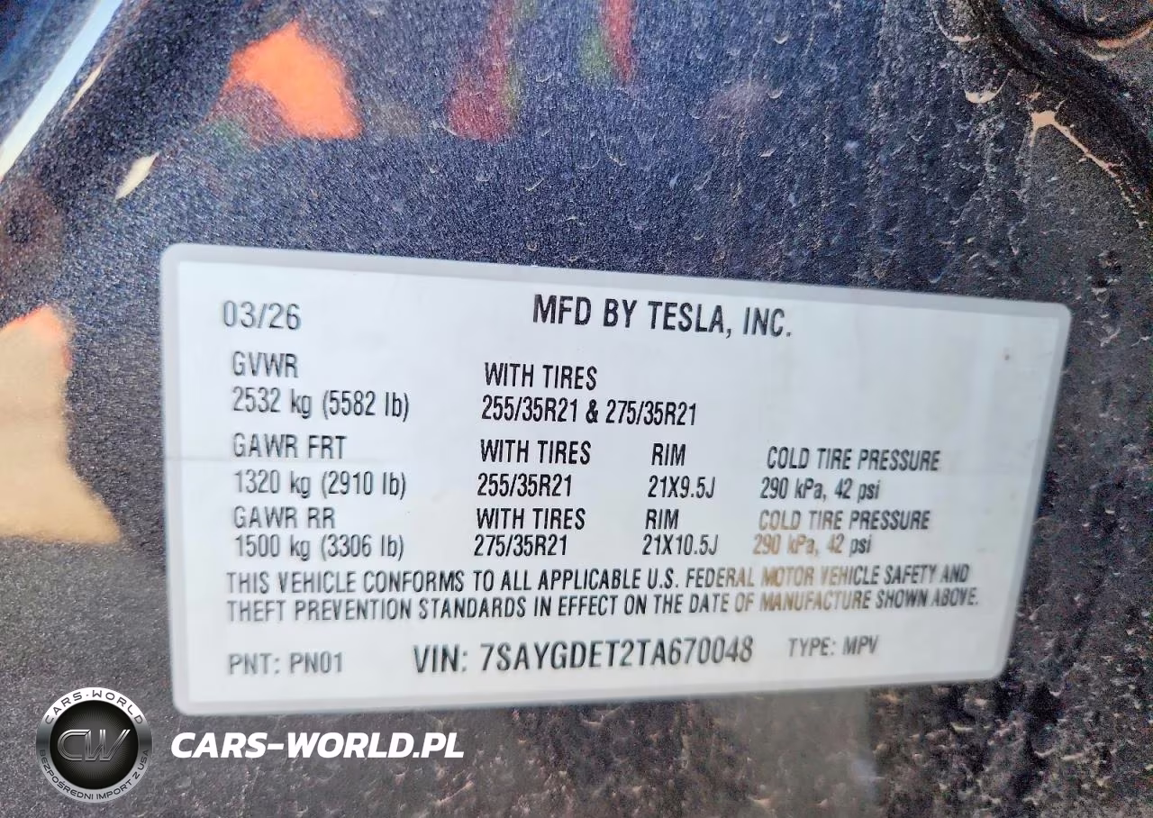 2026 Tesla Model Y VIN:7SAYGDET2TA670048 - 12