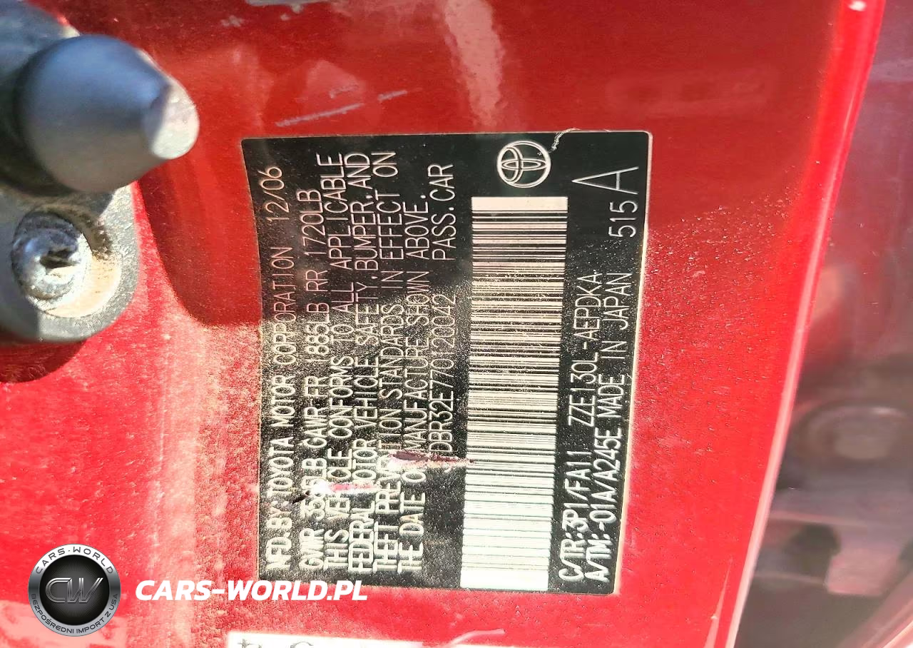 2007 Toyota Corolla Ce VIN:JTDBR32E770120042 - 12