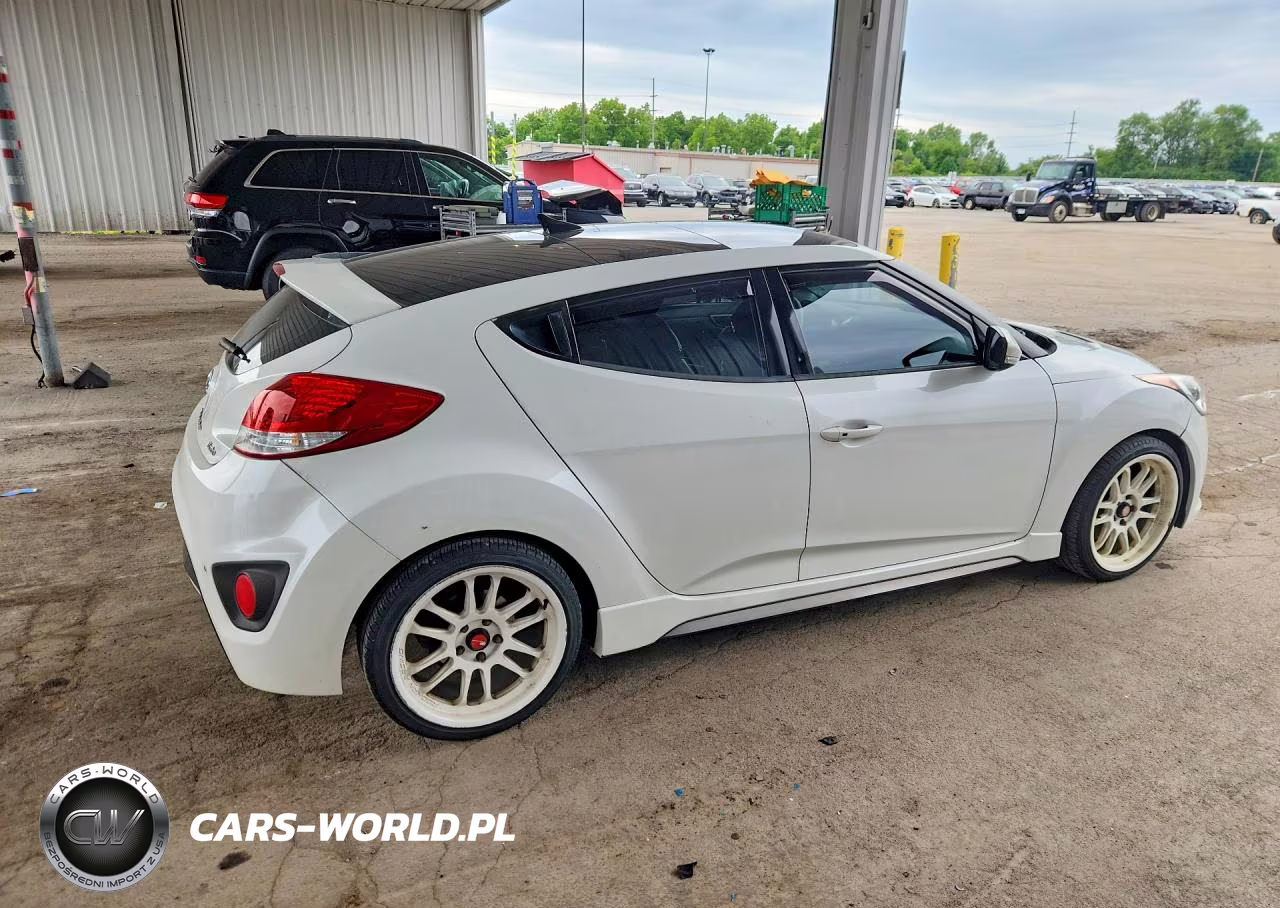 2013 Hyundai Veloster Turbo VIN:KMHTC6AE5DU117553 - 3