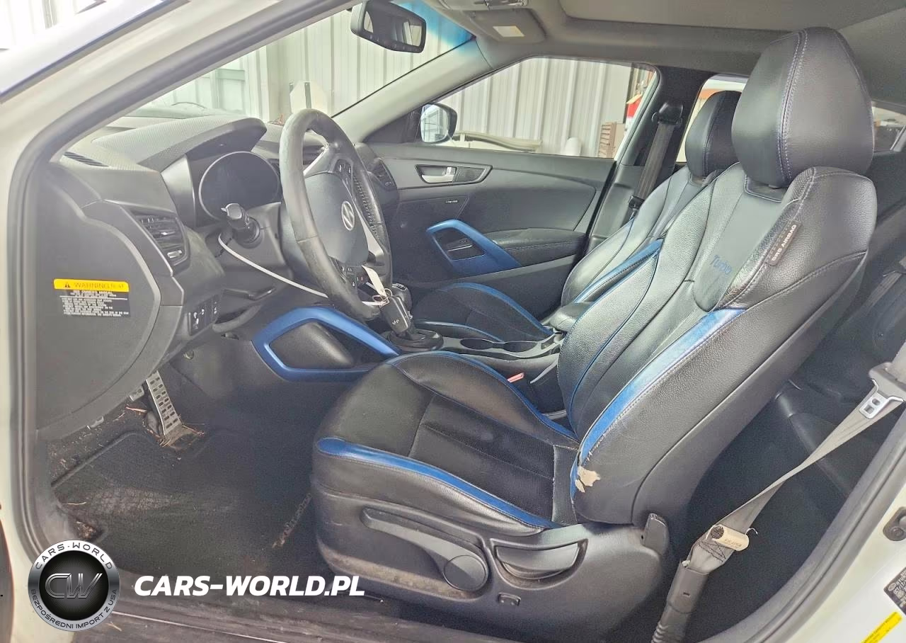2013 Hyundai Veloster Turbo VIN:KMHTC6AE5DU117553 - 7