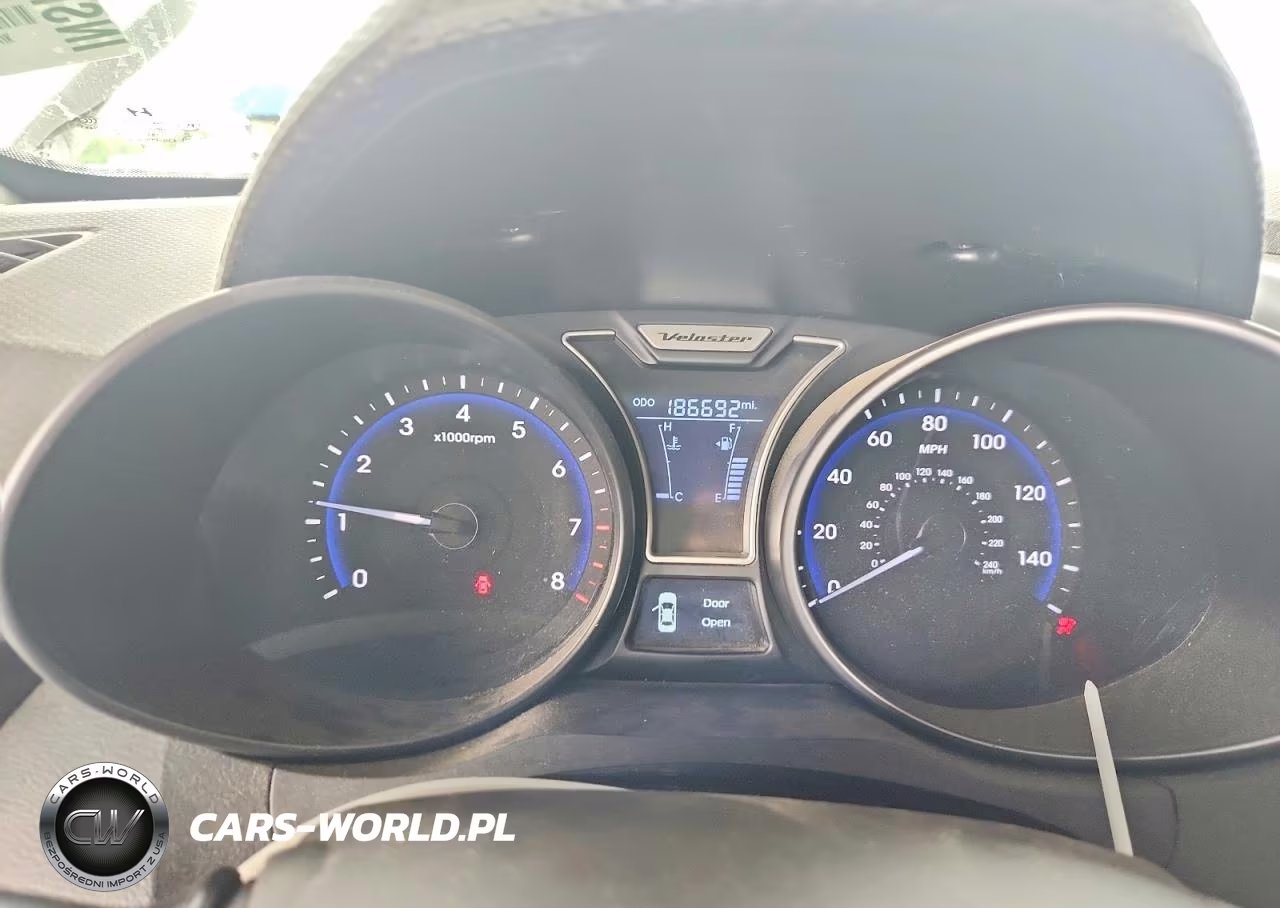 2013 Hyundai Veloster Turbo VIN:KMHTC6AE5DU117553 - 9