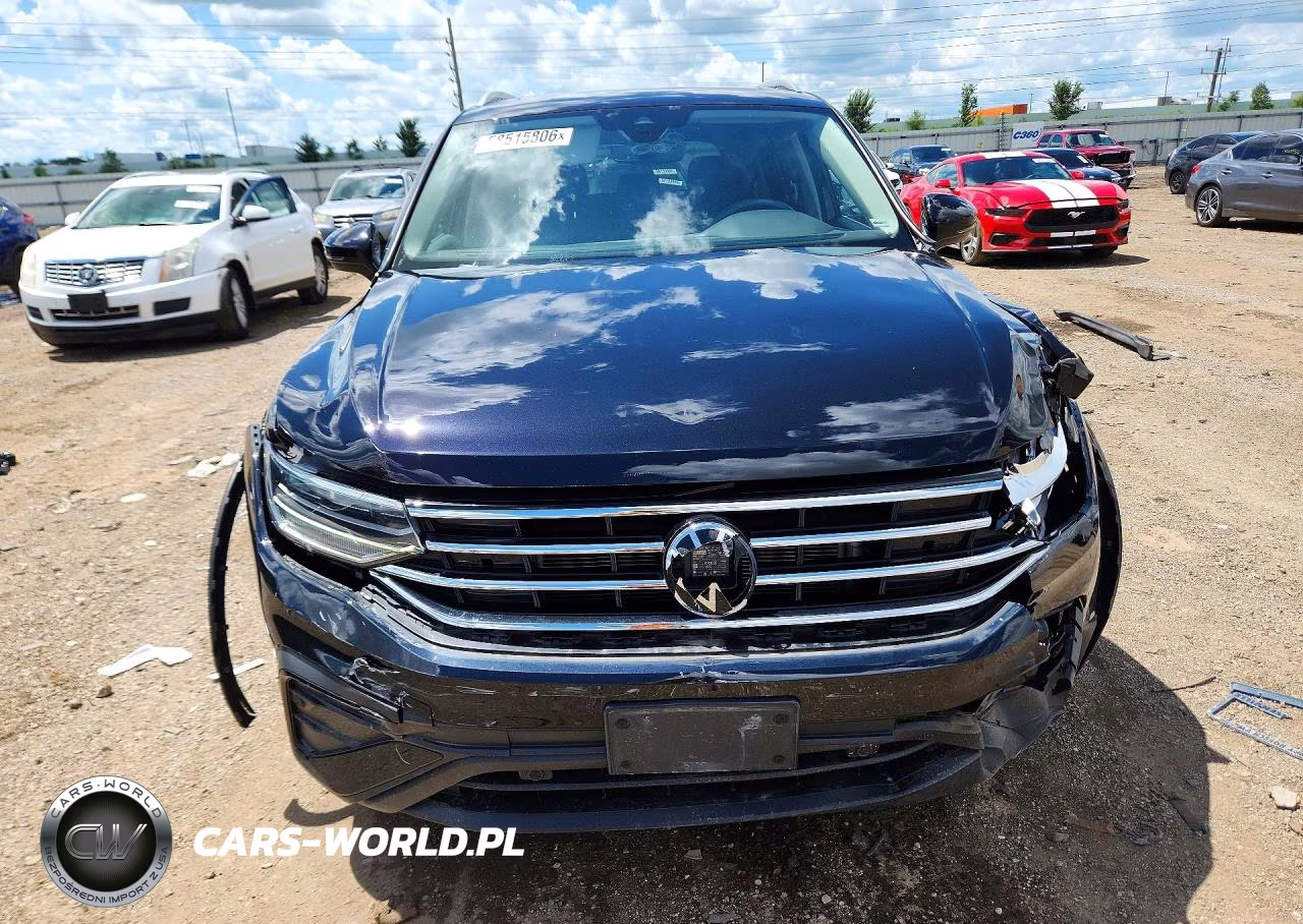 2022 Volkswagen Tiguan Se VIN:3VV2B7AX4NM174425 - 5