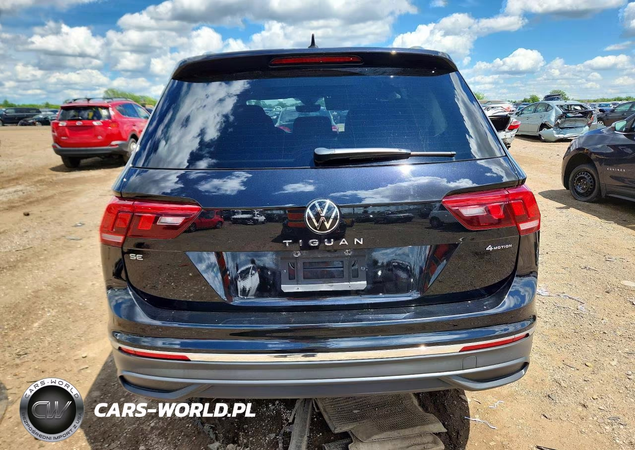 2022 Volkswagen Tiguan Se VIN:3VV2B7AX4NM174425 - 6