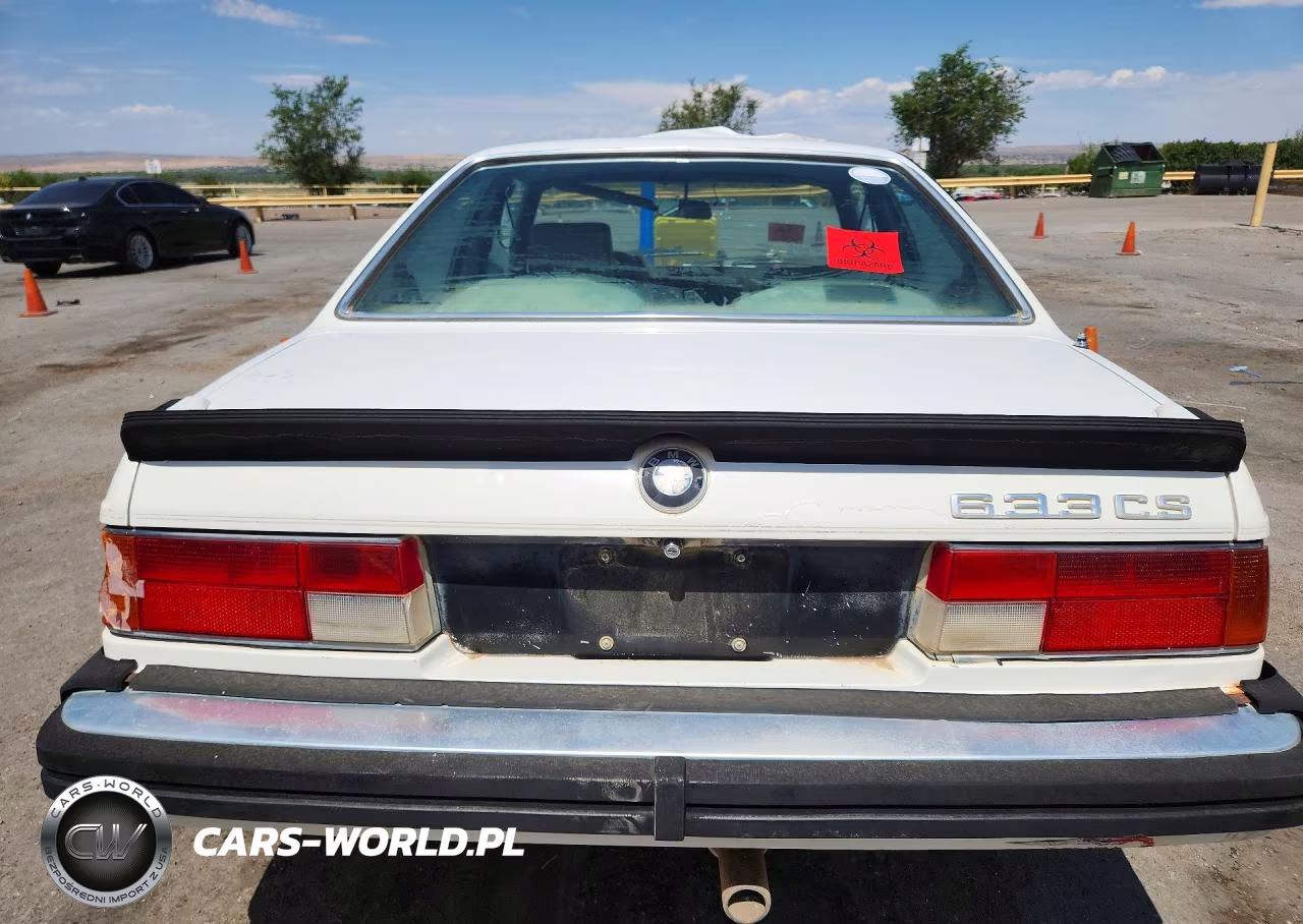 1984 BMW 633 Csi Automatic VIN:WBAEB8407E6996424 - 6