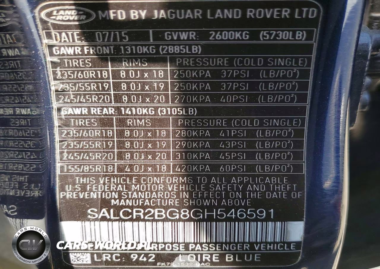 2016 Land Rover Discovery Sport Hse VIN:SALCR2BG8GH546591 - 12