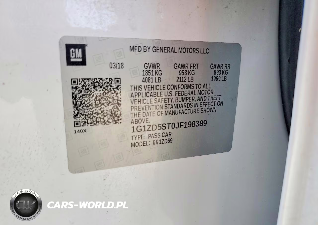 2018 Chevrolet Malibu Lt VIN:1G1ZD5ST0JF198389 - 12