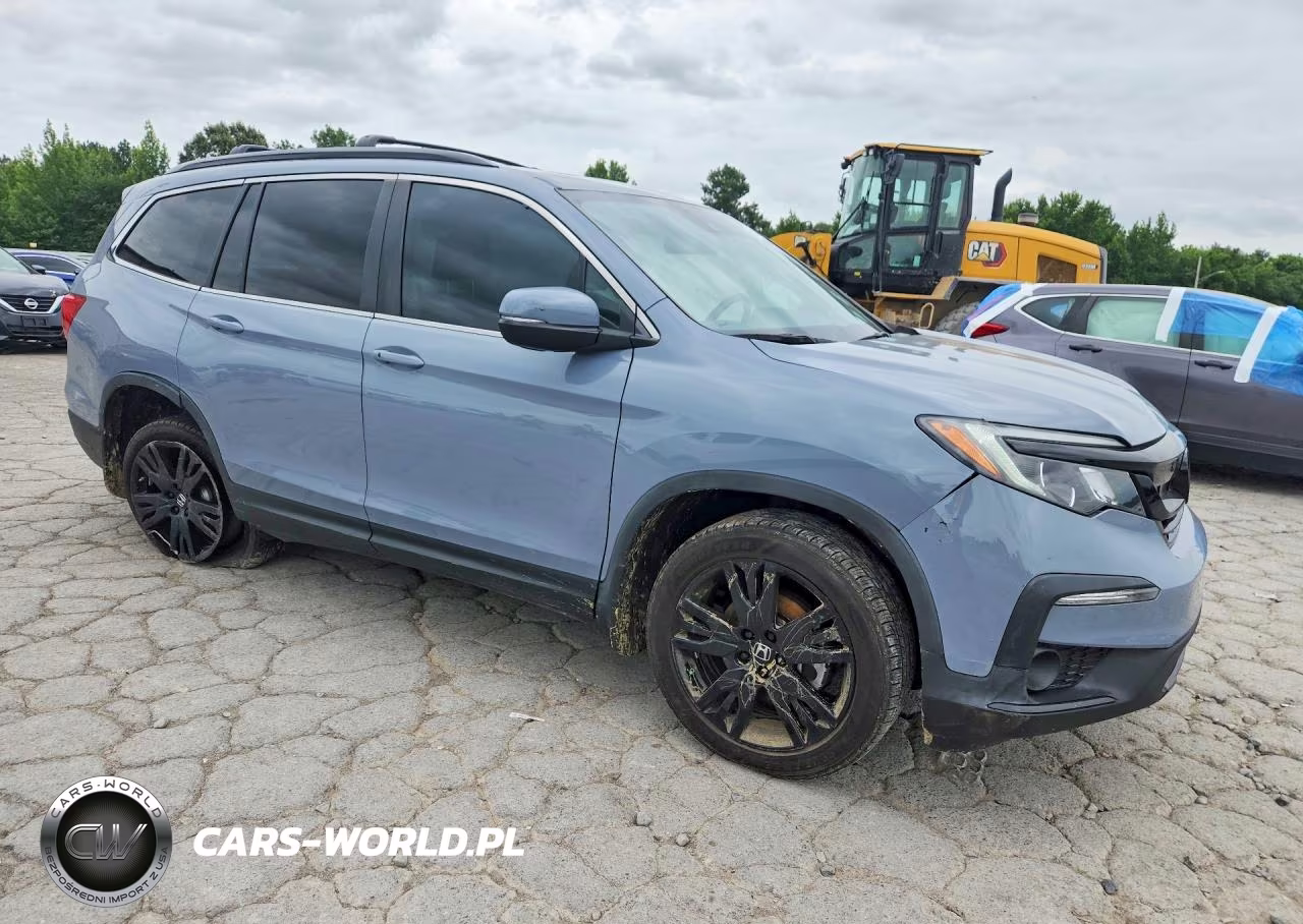 2022 Honda Pilot Se VIN:5FNYF5H21NB033960 - 4