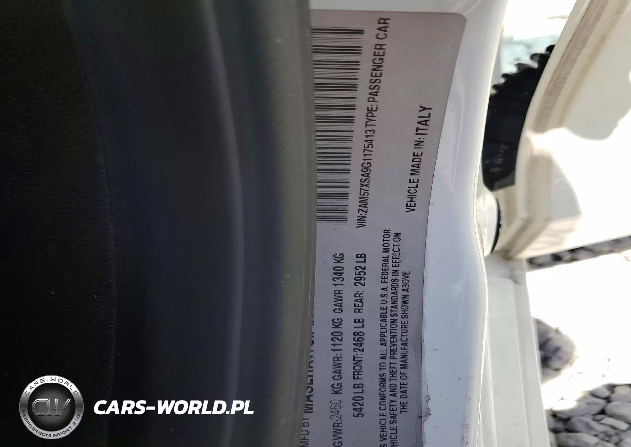 2016 Maserati Ghibli VIN:ZAM57XSA9G1175413 - 12