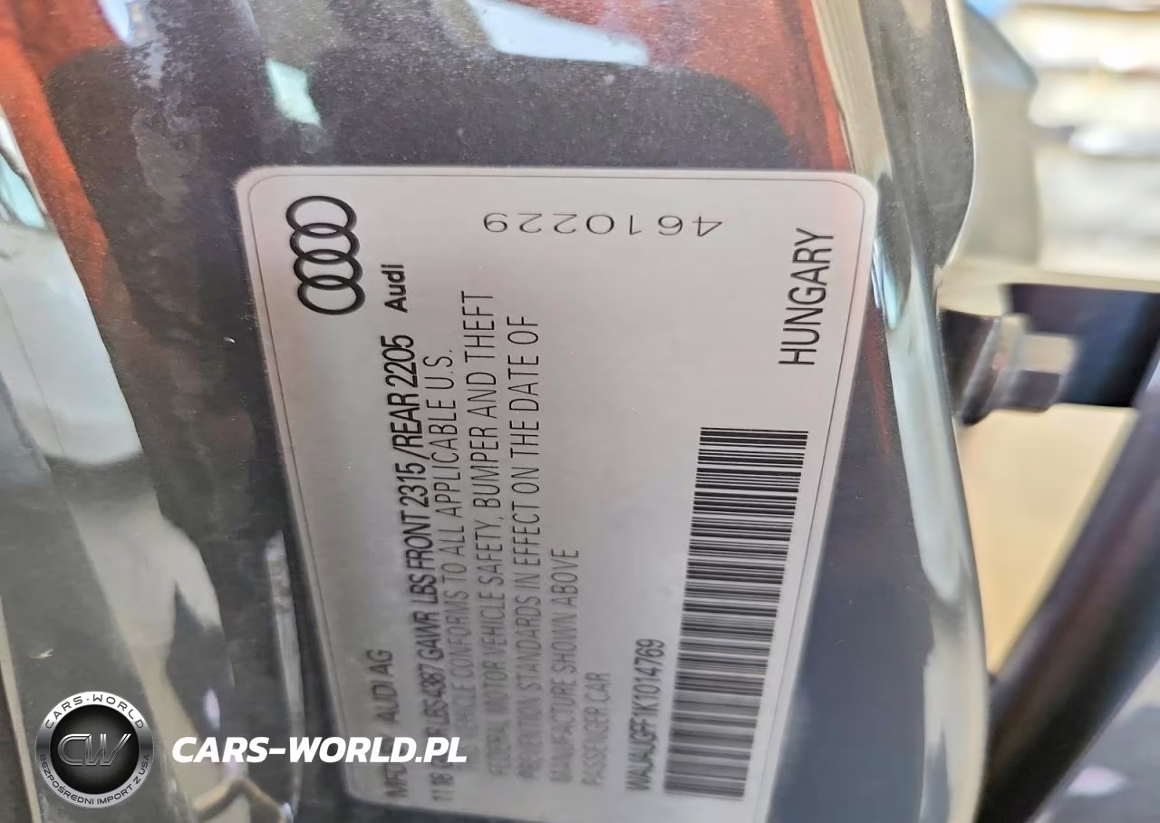2019 Audi A3 Premium-Titanium VIN:WAUAUGFF1K1014769 - 12