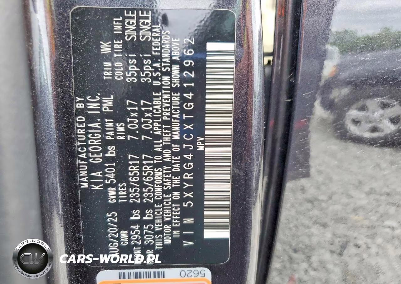 2026 Kia Sorento Lx VIN:5XYRG4JCXTG412962 - 13