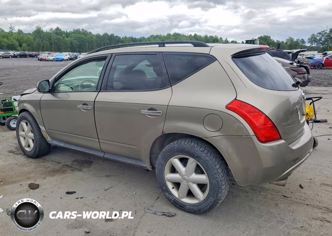 2003 Nissan Murano Sl VIN:JN8AZ08W53W209825 - 2